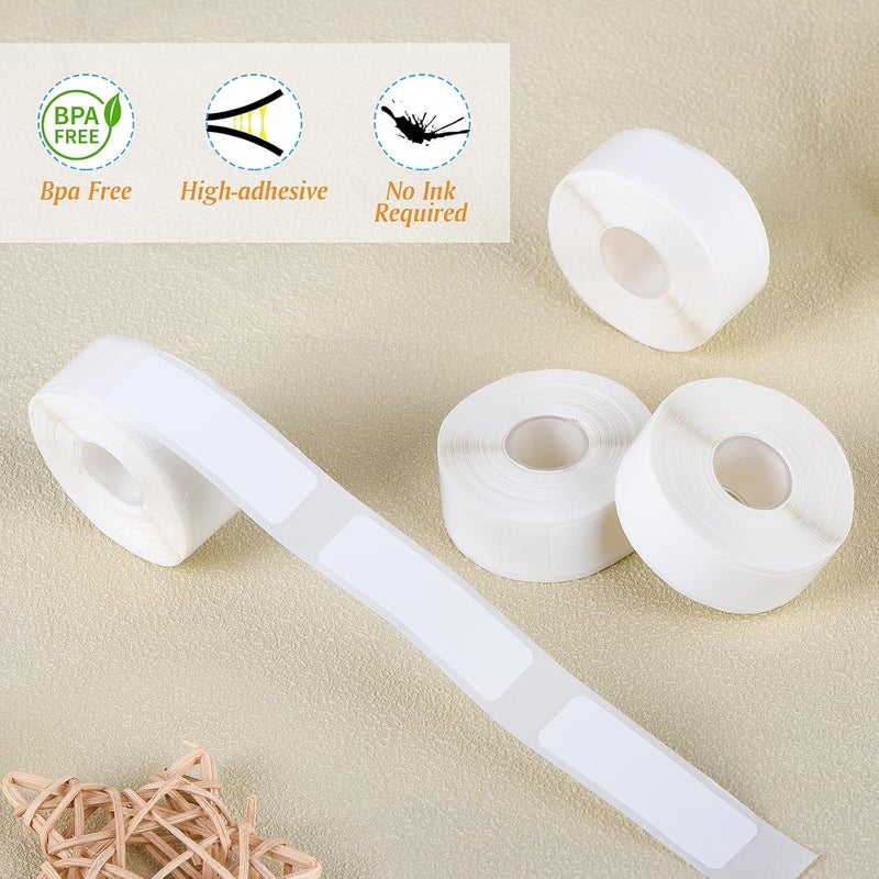 Carvoriy 6 Rolls Label Maker Tapes for Phomemo D30, 960 Pcs 12 x 40mm Thermal Labels Printer Sticker Paper with Self-Adhesive Waterproof Adhesive Label Printer Tape Paper for Office Household Supplies - Image 5
